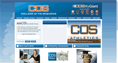 Desktop Screenshot of cos.edu